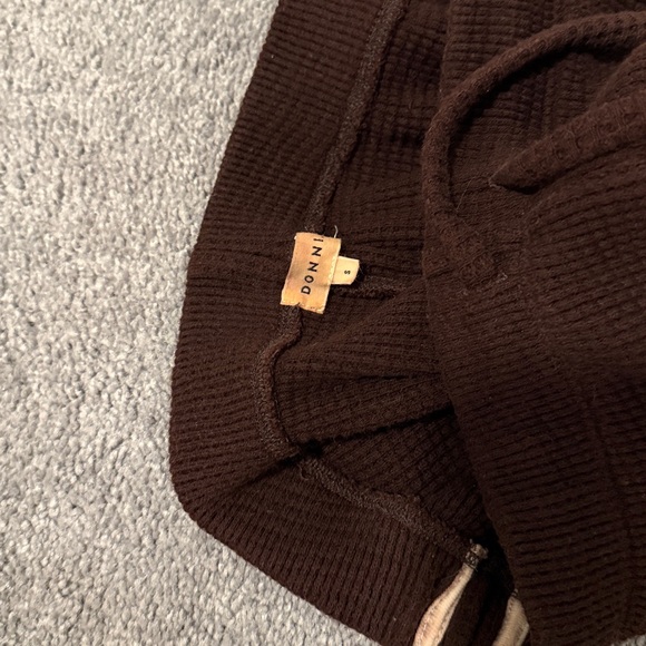 DONNI Thermal Stripe Crop Pants - Picture 6 of 6